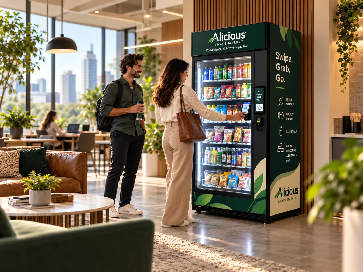 Alicious Smart Market concept for a modern office
